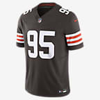 Myles Garrett Cleveland Browns Men's Nike Dri-FIT NFL Limited Football Jersey - Brown