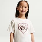 Nike Little Kids' Juxta-Girl Boxy T-Shirt - Sail