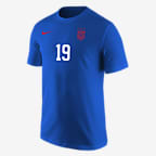 Playera de fútbol Nike para hombre Crystal Dunn USWNT - Royal juego