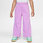 Nike Essentials Toddler French Terry Wide Leg Pants - Rush Fuchsia