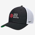 Toronto Raptors 2024/25 Rise Icon Edition Nike NBA Trucker Cap - Black