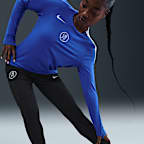 Maskinstrikkede Chelsea FC Strike Third Nike Dri-FIT Total 90-fodboldbukser til kvinder