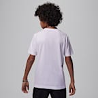 Playera con gráfico para niños talla grande Jordan Jumpman Heirloom