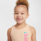 ナイキ Dri-FIT ベビー ワイルド フラワー ツーピース タンクトップ アンド メッシュ ショートパンツ セットアップ