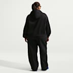 Nike Sportswear Phoenix Fleece Women's Oversized Cropped Henley Hoodie (Plus Size)