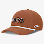 Texas Legacy Basketball Rope Rise Men's Nike College Adjustable Hat - Burnt Orange