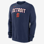 Detroit Tigers Men's Nike MLB Pullover Crew