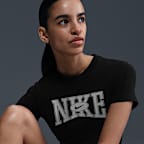 Playera slim cropped para mujer Nike Sportswear