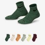 Nike Dri-FIT Performance Basics Little Kids' Ankle Socks (6 Pairs)