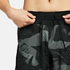 Nike Dri-FIT Flex Men's 9" (23cm approx.) Woven Camo Fitness Shorts