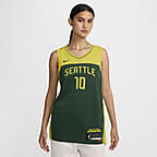 Camiseta Nike Dri-FIT WNBA Victory Sue Bird Storm Explorer Edition  - Abeto/Amarillo strike