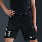 Chelsea F.C. 2025/26 Stadium Third Older Kids' Nike Dri-FIT Total 90 Football Replica Shorts