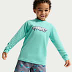 Nike Swim Little Kids' (Boys') Long Sleeve Top & Short Set