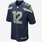 12 Fan Seattle Seahawks Men's Nike NFL Game Jersey - College Navy
