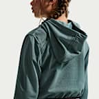 Sudadera con gorro Dri-FIT de cierre completo para niña talla grande Nike Pro Fleece