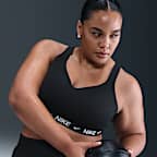 Nike Indy High Support padded verstelbare sport-bh (Plus Size)