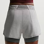 Nike One Women's Dri-FIT High-Waisted 8cm (approx.) 2-in-1 Shorts