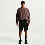 Nike Solo Swoosh Erkek Fleece Crew Üst