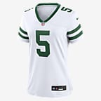 Jersey de fútbol americano Nike de la NFL Game para mujer Garrett Wilson New York Jets - Blanco