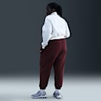 Damskie spodnie dresowe o kroju oversize z wysokim stanem Nike Sportswear Phoenix Fleece (duże rozmiary)
