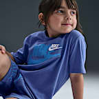 Conjunto de 2 piezas con shorts Energy Nike para preescolar