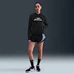 Nike Sportswear Club Fleece Huvtröja med tryck för kvinnor