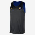 Golden State Warriors Courtside Men's Nike NBA Mesh Training Jersey