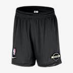 Shorts de malla Nike NBA para hombre Milwaukee Bucks
