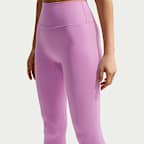 나이키 젠비 여성 하이웨이스트 7/8 노 프론트 심 레깅스