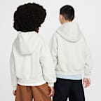 Nike SB Icon Fleece EasyOn Older Kids' Oversized Pullover Hoodie