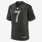 Justin Fields New York Jets Rivalries Collection Men’s Nike NFL Game Jersey - Green