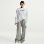 ナイキ スポーツウェア ウィメンズ オーバーサイズド ロングスリーブ Tシャツ