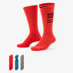 Nike Everyday Plus Cushioned Training Crew Socks (3 Pairs) - Multi-Color