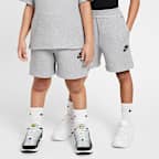 Nike Tech Fleece pólóból és rövidnadrágból álló szett kisgyerekeknek