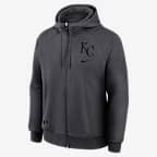 Kansas City Royals Authentic Collection Men's Nike Dri-Fit MLB Full-Zip Hoodie