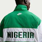 Veste de survêtement Replica Nike Football Nigeria 1996 réédition pour homme