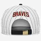Gorra Nike de la MLB ajustable para hombre Atlanta Braves Pro
