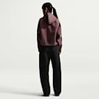 Nike Pregame Fleece túlméretezett, kapucnis, belebújós női pulóver