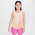 Nike Dri-FIT Little Kids' Wild Flower 2-Piece Tank and Mesh Shorts Set