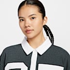 Nike Sportswear Women's Long-Sleeve Graphic Polo Top