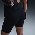 Nike Universa Women's High-Waisted 8" Biker Shorts with No Front Seam