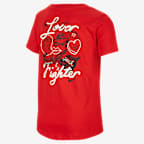 Nike Sportswear 大童 (女童) U 領 T 恤