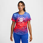 USA One Women's Nike Dri-FIT Running Short-Sleeve Top