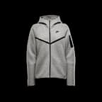 Hoodie com fecho completo Nike Sportswear Tech Fleece Windrunner para mulher