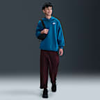 Sudadera con gorro sin cierre oversized para niños talla grande Nike Sportswear Club Fleece