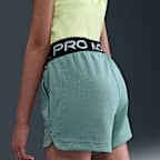 Shorts Nike Pro Fleece Dri-FIT för ungdom (tjejer)