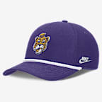 LSU Legacy Basketball Rope Rise Men's Nike College Adjustable Hat - Purple
