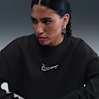 Nike Sportswear Phoenix Fleece Oversize-Damen-Sweatshirt mit Rundhalsausschnitt