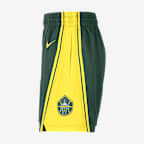 Shorts Nike Dri-FIT de la WNBA Victory para mujer Seattle Storm 2025 Explorer Edition