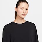 Playera de manga larga Dri-FIT para mujer Nike One Relaxed